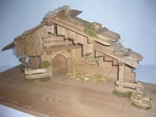 Krippe Stall Hl. Nacht neu aus