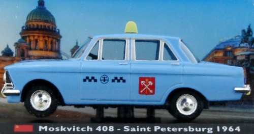 Moskvitch 408 moscow taxi - moscow,