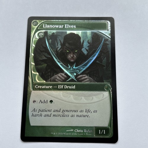 Llanowar elves foil - foil, future
