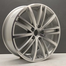 VOLKSWAGEN VW TIGUAN SILBER 18 ZOLL ALUFELGE FELGE 7J ET43 NEW YORK 5N0601025AF X1
