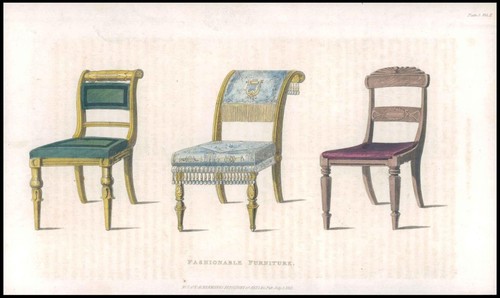 1820 antike aquatinta - um,