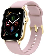 SMARTY 2.0 SW035F05 Smartwatch iOS & Android Silikonarmband rosa/gold B-Ware