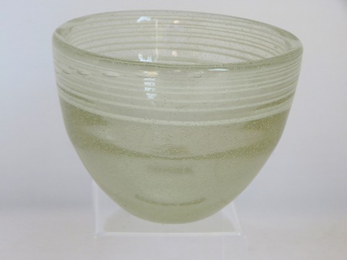 Studio glas vase schale - glas,