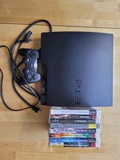 PS3 Slim-320GB + 8 Spiele