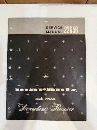 Marantz service manual model - manual,