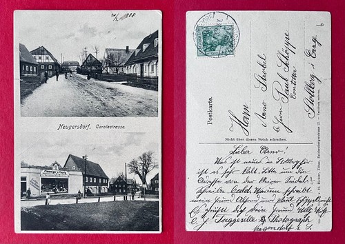Neugersdorf 1908 blick - ak, in