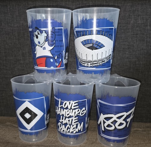 Hsv becher bierbecher - 5x,