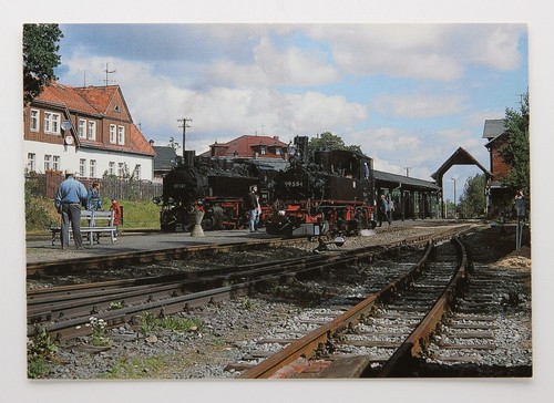 Postkarte dampflokomotiven - -,