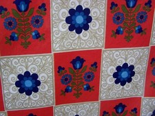 Vorhänge Vintage Prilblumen 2 Teile 70er Jahre