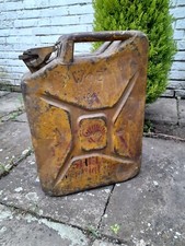 Benzinkanister 2. WK Shell 1944 Original aus der Zeit Kanister World War
