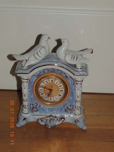 Kaminuhr tischuhr uhr keramik - tischuhr,