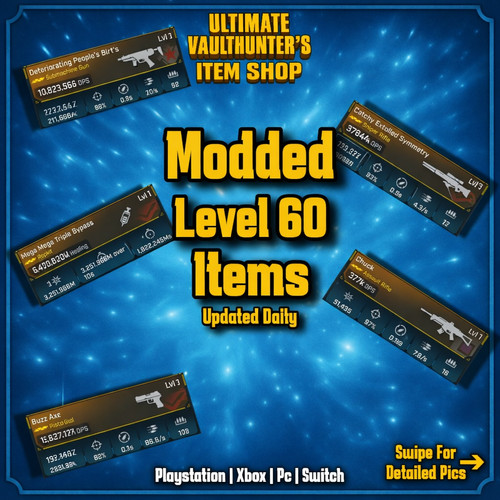 Borderlands modded level - 4,