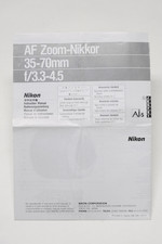 Nikon AF Zoom-Nikkor 35-70mm