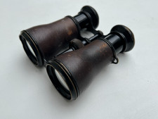 altes Militär Fernglas mit Leder