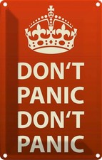 Blechschild 30x20 cm don´t