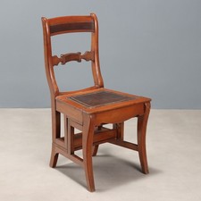 Antiker Leiter Stuhl aus