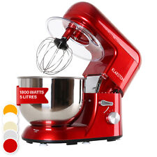 Küchenmaschine Standmixer Rührgerät Teig Knetmaschine 2000 W Edelstahl Rot