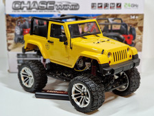 HG P406 Rc Monstertruck Crawler 1:10 RTR Rc Auto Jeep Gelb Geländewagen 2.4Ghz