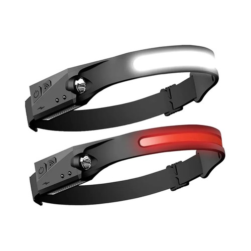 Led stirnlampe sensor rotlicht - led,