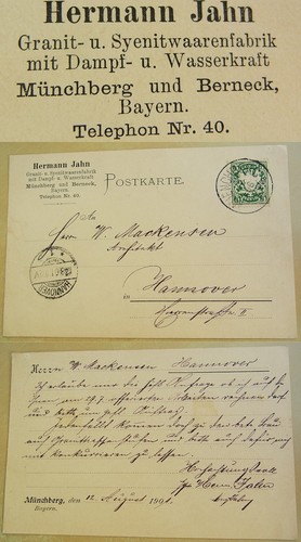 Münchberg 1901 - pk,