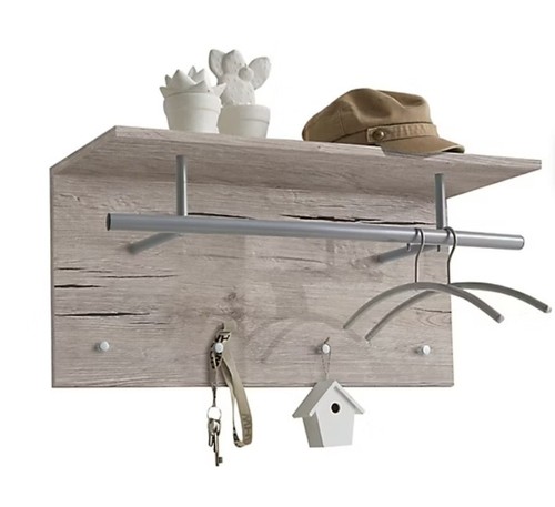 Wandgarderobe mit ablage - wandgarderobe, in