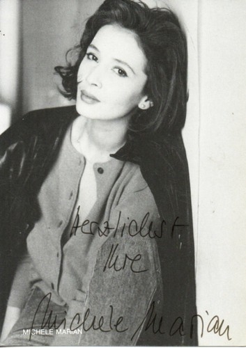 Autogramm michelle marian - michelle,