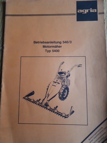 Agria 5400 betriebsanleitung - agria,