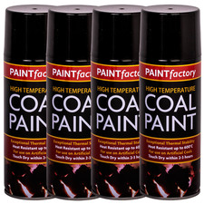 4x KOHLENFARBE 600°C