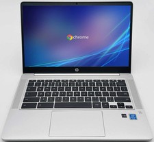 HP Chromebook 14" Full HD Intel Pentium N5030 CPU 4GB RAM 64GB SSD RISS QWERTY