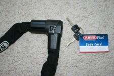 Abus Fahrradkettenschloss 140cm - 2 Schlüssel und Code-Karte