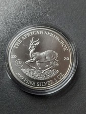 Gabun Springbock, 1 oz Silber