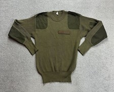 BUNDESWEHR Herren Pullover Armee Gr. S Army Jagd Arbeitspullover 25711 Grün