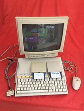 Vintage Prodest PC1 Computer mit Twin Laufwerken, Maus, MC014 Monitor & Ständer
