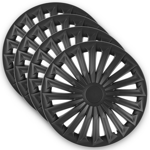 Radkappen zoll schwarz - 14,