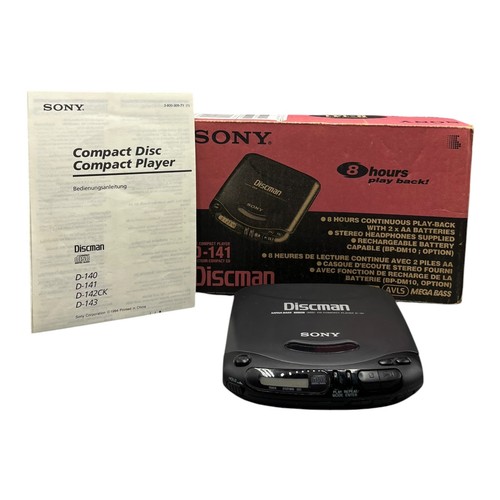 Sony discman 141 tragbarer - sony,