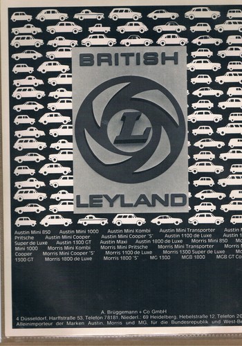 British leyland werbeanzeige - british,