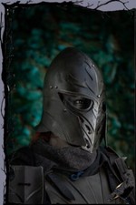 Mittelalter Larp Stahlhelm Dunkelelf- Abendzeit  Epic Armoury