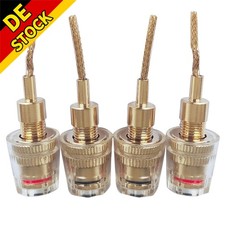 4mm HIFI Kabel Bananen Adapter Stecker Pin Schnittstelle (2mm) Steckverbinder z
