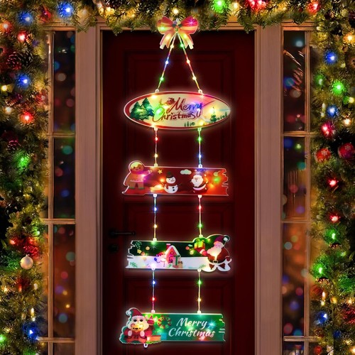 Weihnachtskranz metall led - metall,