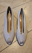 Weiße LEDER PUMPS / Vito /