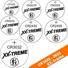 XX-Treme CR1220 - 3032 Lithium Knopfzellen 3V Streifen 10 Typen Batterie VPE
