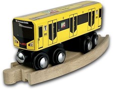 Holzeisenbahn Waggon/AnhÃ¤nger U-Bahn Berlin BVG U12 - Special Edition NEU/OVP