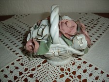 Porzellan Korb Blumenkorb