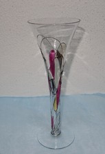 Nagel Glas by K&K Styling "Herbstdekor" Hochemaille Dekor - Sektflöte