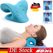 Neck Traction Pillow Cloud Shape Neck Stretcher Cervical Pain Relief  Massage DE