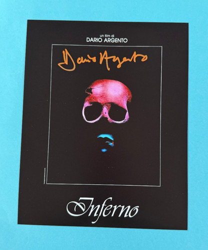 Dario argento signed - argento,