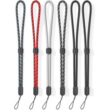 6er Pack Bunte Nylon Handgelenkschlaufen Verstellbar Schlüssel Kamera Handy