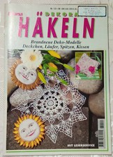 Filethäkeln Decken Blüten Gardinen Borten Spitzen Zählmuster Häkeln 1/2 1996