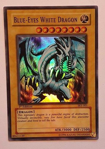 Yugioh blue eyes - yugioh, white