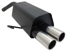 NOVUS Sportauspuff Endschalldämpfer 2x76mm passend für ALFA ROMEO 156 / GT